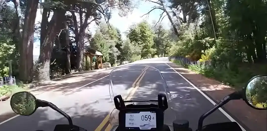 MTX rider on open Andean road